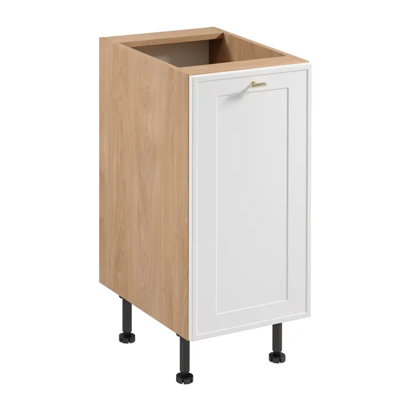 Unterschrank – Livaro – D40 P/L Weiß / Sonoma Eiche