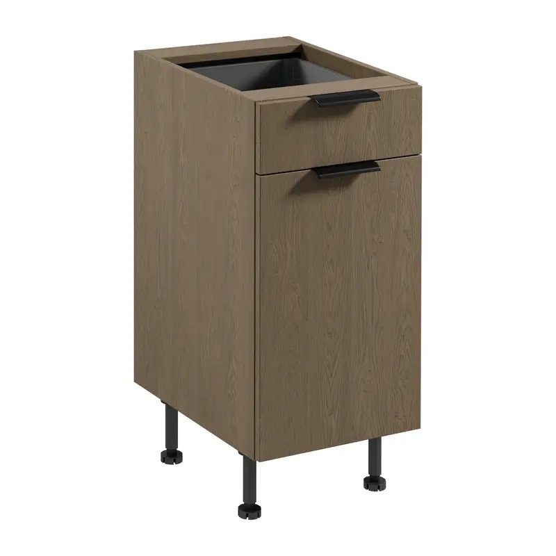 Unterschrank – Livaro – D40S1 P/L Dunkle Eiche