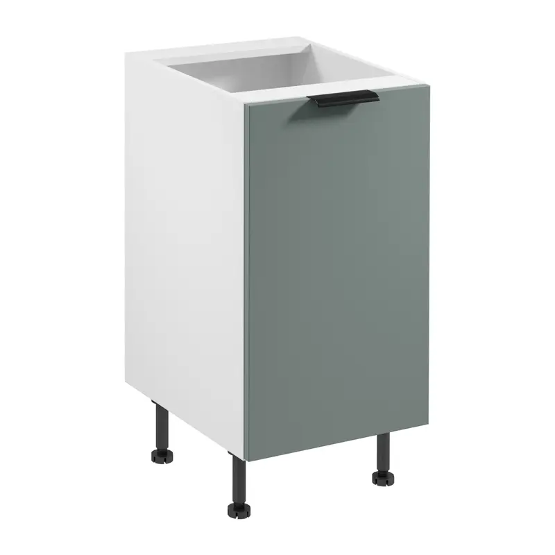 Unterschrank – Livaro – D45 P/L Grün Matt / Weiß