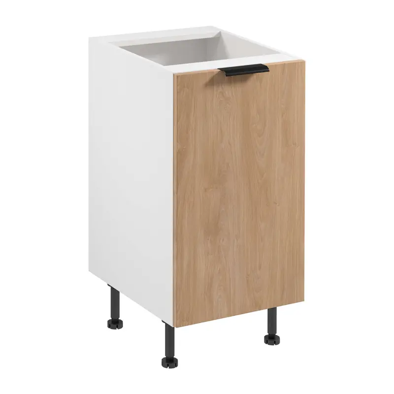 Unterschrank – Livaro – D45 P/L Sonoma Eiche / Weiß