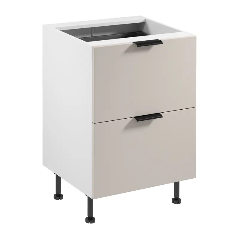 Unterschrank – Livaro – D60S2+1 AX Beige / Weiß