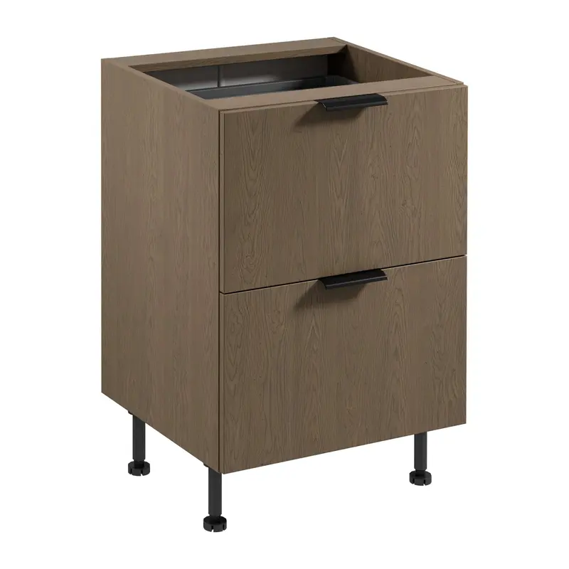 Unterschrank – Livaro – D60S2+1 AX Dunkle Eiche