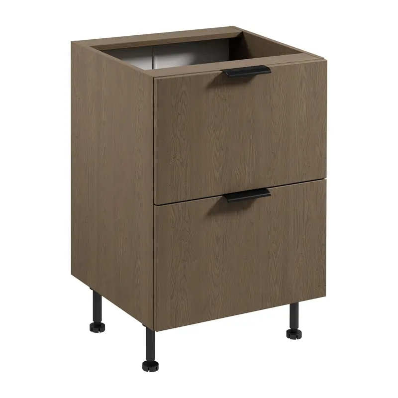 Unterschrank – Livaro – D60S2 AX Dunkle Eiche