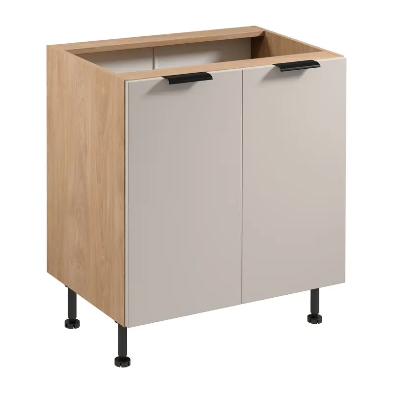 Unterschrank – Livaro – D80 Beige / Sonoma Eiche