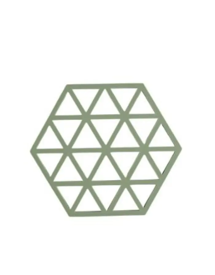 Untersetzer Triangles I Rosemary Grün