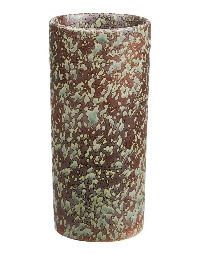 Vase Ceramic I Dark Brown/Forest Night