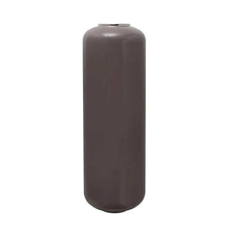 Vase – Eisenkonstruktion, Minimalistisches Design, Grau Silber - Art Deco 215 | Kayoom