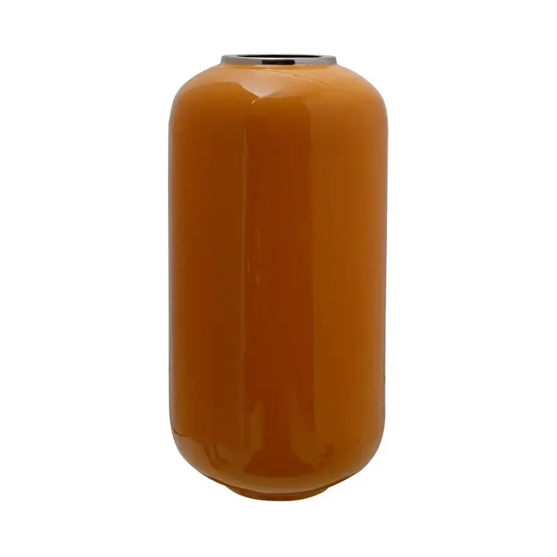 Vase – Gelbsilbernes Eisen, Edler Stil, Kunstvolle Form - Art Deco 225 | Kayoom