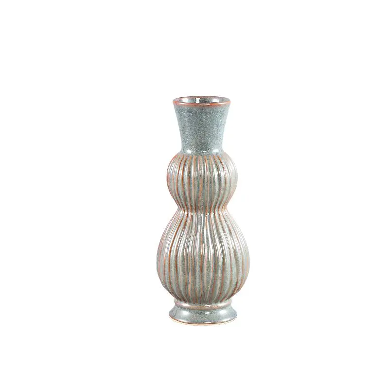 Vase – Hohes Design, Keramik Material, Kugelform, Blau, S – Oswald | PTMD