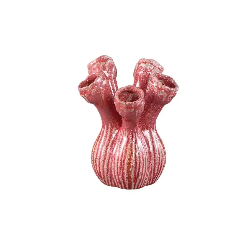 Vase – Keramik Material, Blumenform, Röhrendesign - Annmarie | PTMD