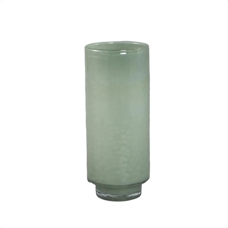 Vase – Mintgrünes Glas, Runde Form, Gerader Fuß, L – Hervy | PTMD