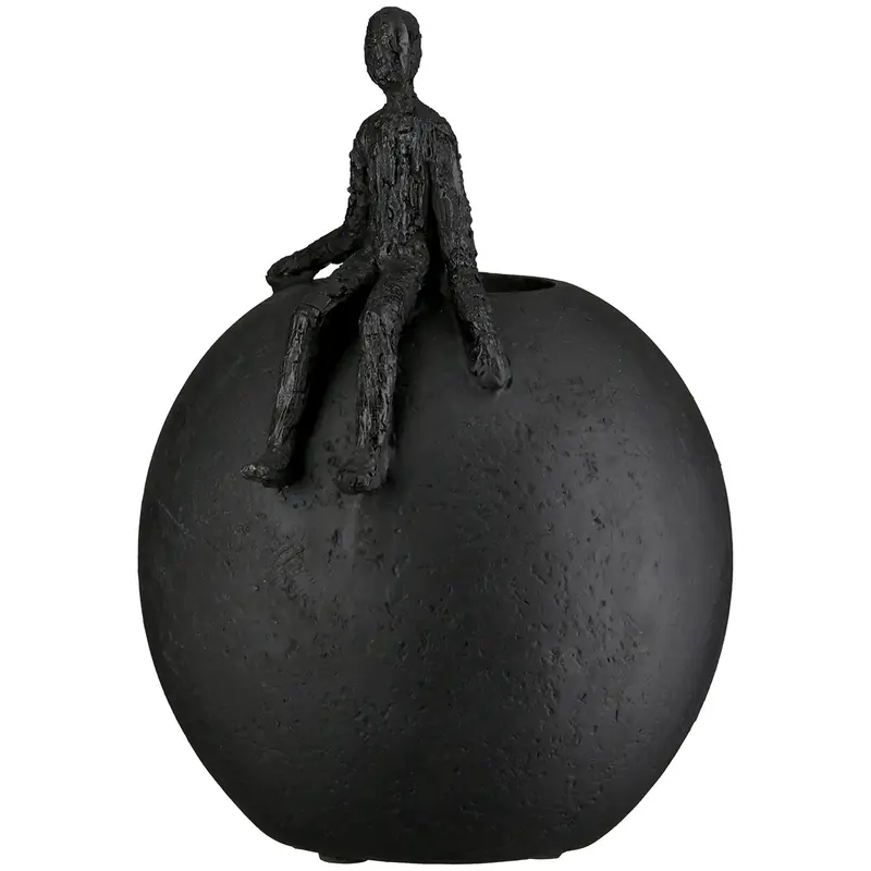 Vase – Personen Design, Strukturierte Oberfläche, Runde Form - People | Gilde