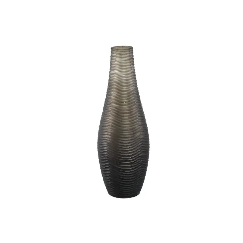 Vase – Runde Form, Glas Material, Braun, Klein – Elichi | PTMD