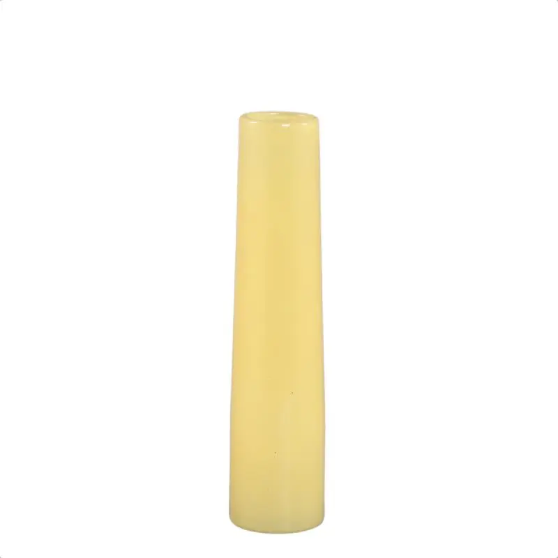 Vase – Runde Form, Glas Material, Gelb, M – Saelah | PTMD
