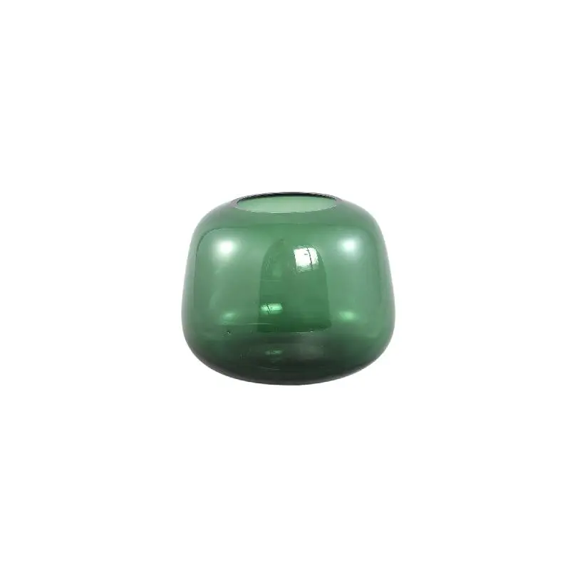 Vase – Runde Form, Glas Material, Grün, S – Mexx | PTMD