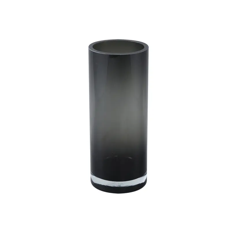 Vase – Schlichtes Design, Runde Form, Glas Material, Schwarz, L – Tammara | PTMD