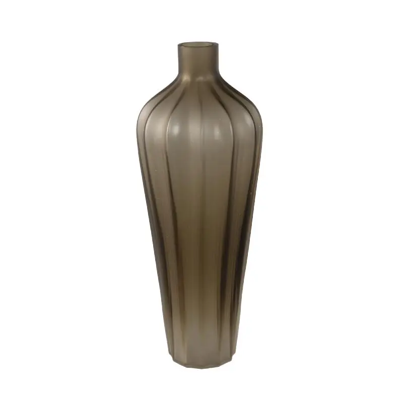 Vase – Solides Glas, Sandgestrahlte Oberfläche - Aleiya | PTMD