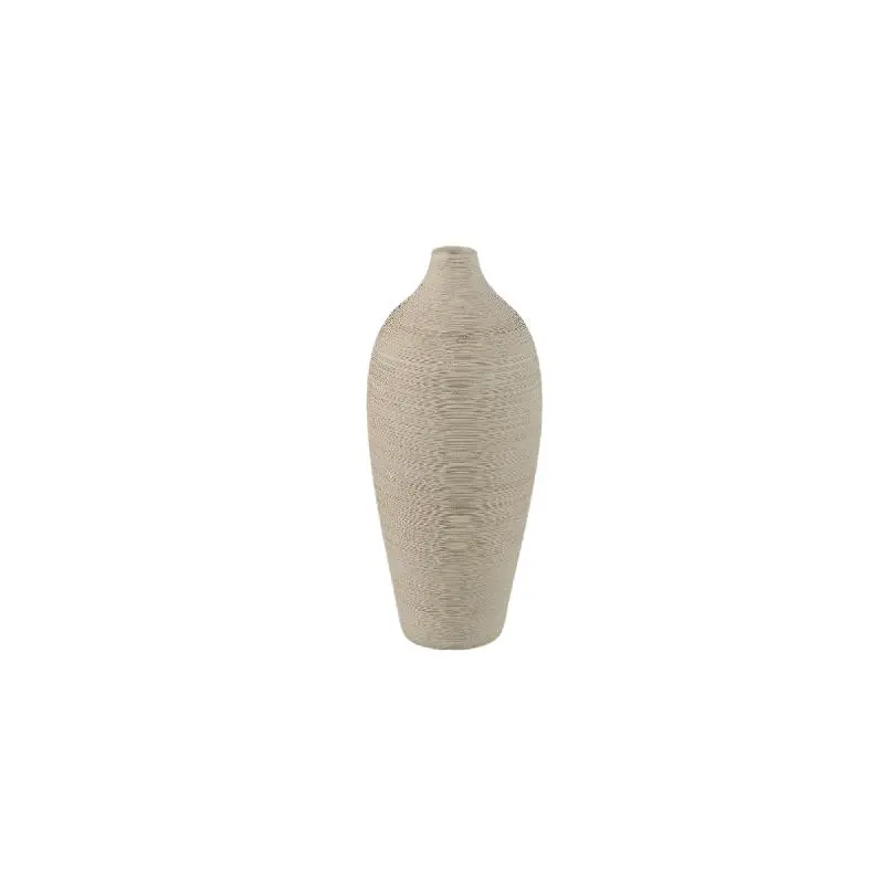 Vase – Steinzeug Keramik, Flaschen Design, Beige Farbe, XS – Cavinn | PTMD