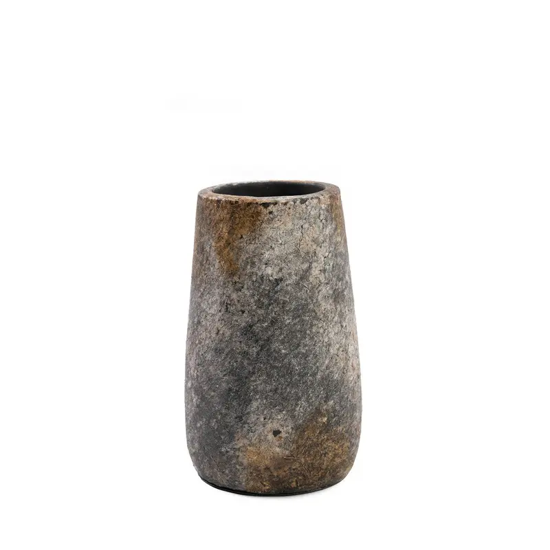 Vase – Terrakotta, Skulpturales Design, Gesichtsform, S - Spooky | Bazar Bizar Antwerp