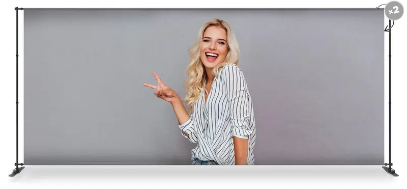 Versum XL Bannerwand-System für großflächige Bannerdrucke