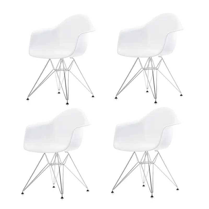 Vitra - Eames Plastic Armchair DAR RE (4er-Set)