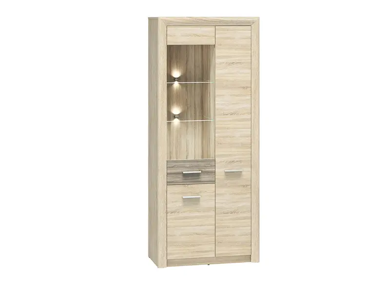 Vitrine – CASTEL – Moderne Wohnzimmerschränke mit Glasfront