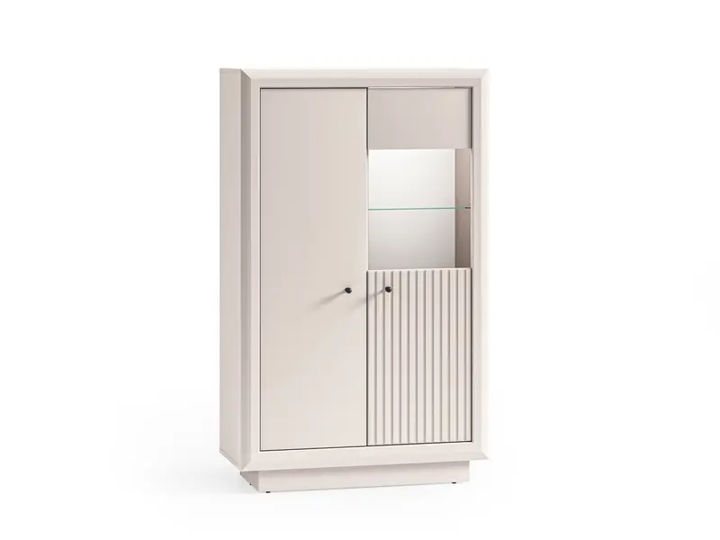 Vitrine – SOLO 04 – Stilvolle Glasvitrine mit elegantem Stauraum
