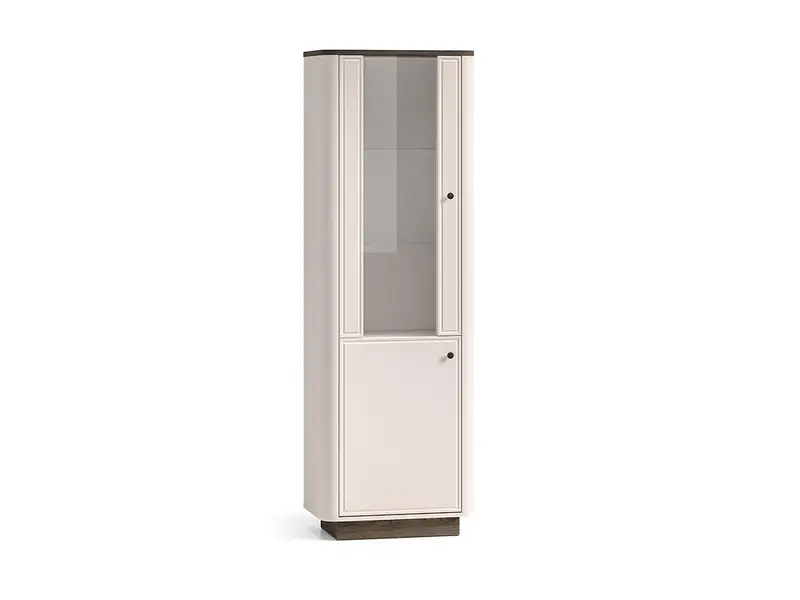 Vitrine – VILAVIO 01 – Elegantes Design mit sanften Rundungen