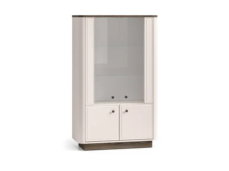 Vitrine – VILAVIO 02 – Elegante Präsentation mit abgerundeten Kanten