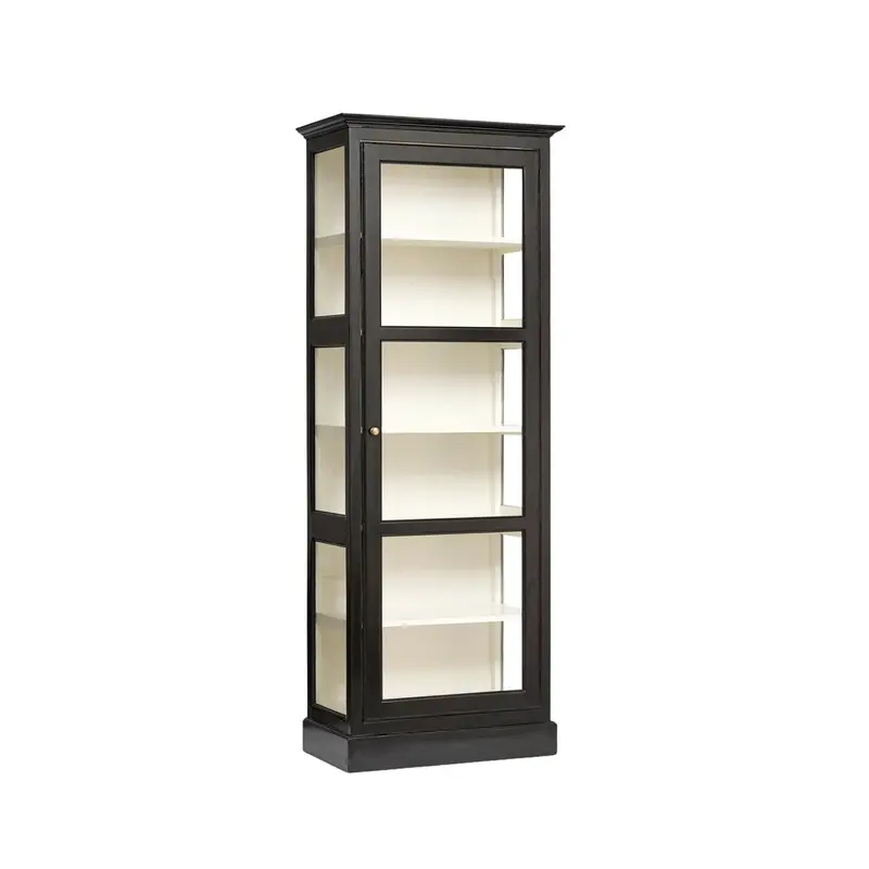 Vitrinenschrank CLASSIC 212cm - Schwarz