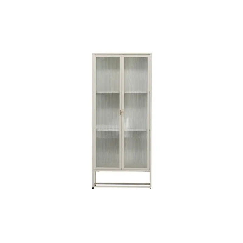 Vitrinenschrank Garis 160cm - Beige