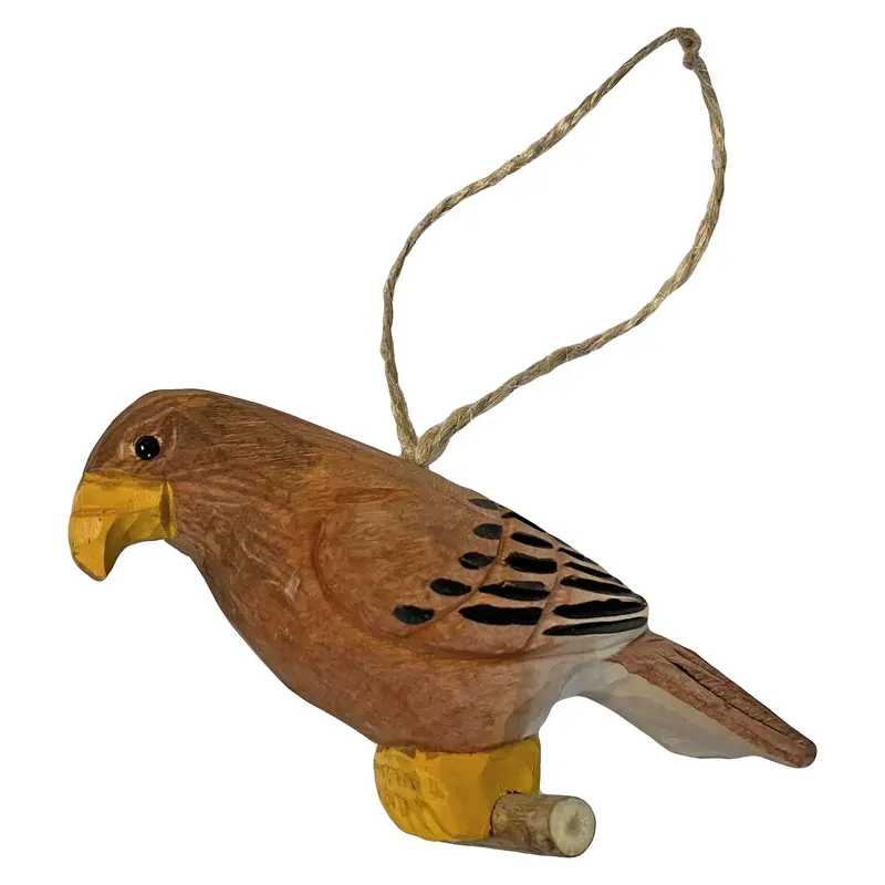 Vogel geschnitzt hängend/sitzend - Steinadler