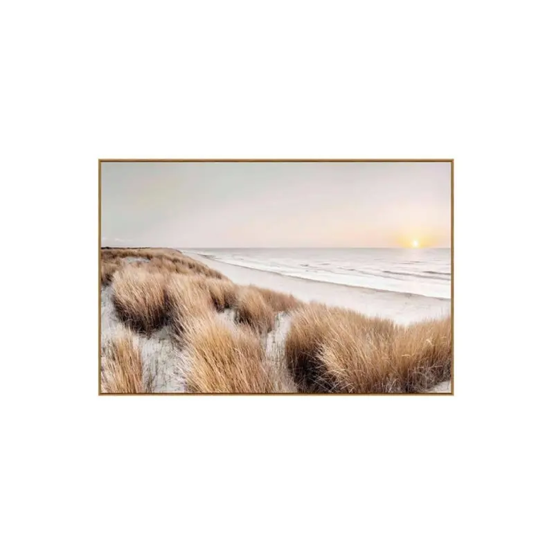 Wandbild – Sonnen Design, Glas Material, Rechteckiges Format | PTMD