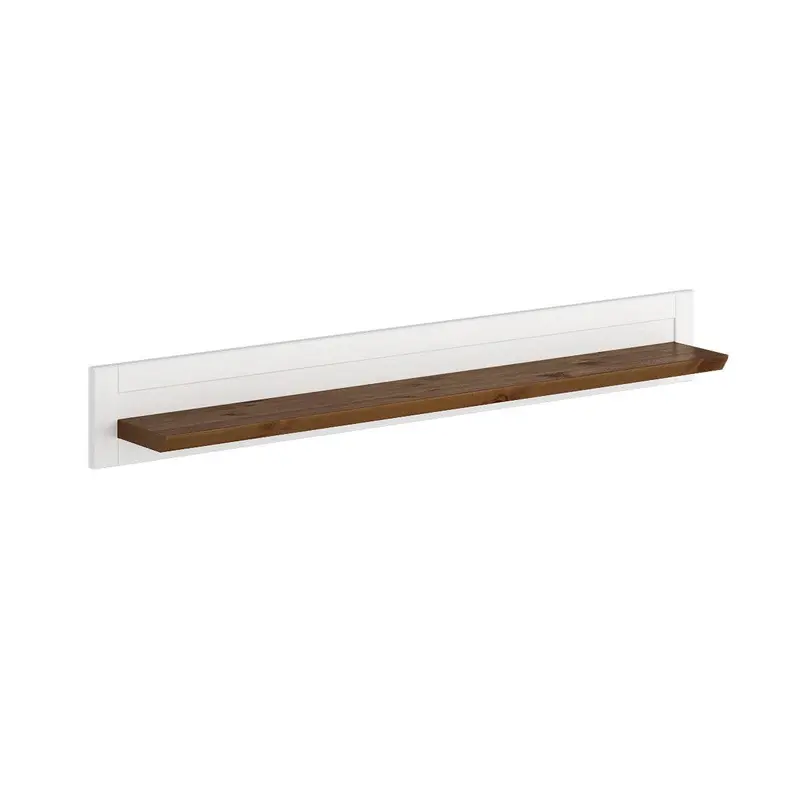 Wandbrett aus Massivholz | Regal Marone Elite Tabacco
