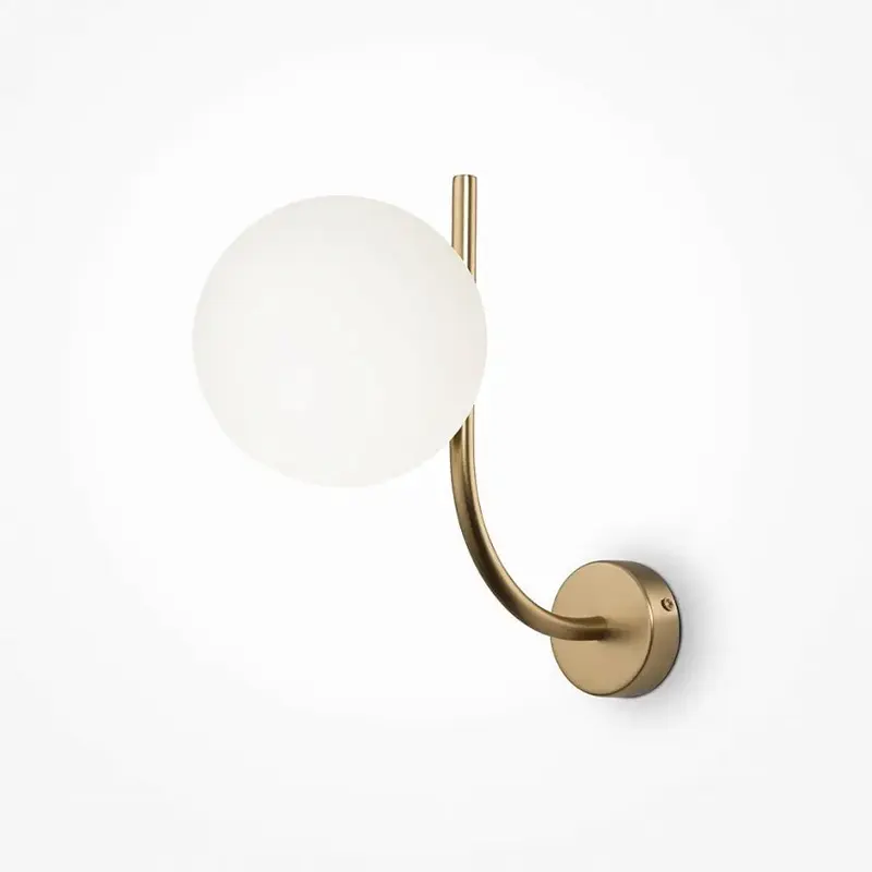Wandleuchte – Bronzemetall Finish, Glasschirm Klar, 1×E14 Fassung, 40W Leistung - Rendez-vous | Maytoni