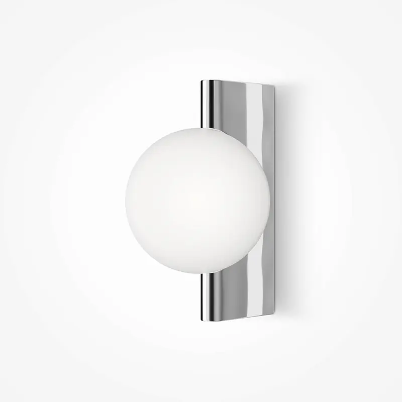 Wandleuchte – Chrom Finish, Metall Gestell, Glaskugel Design - Avant-garde | Maytoni