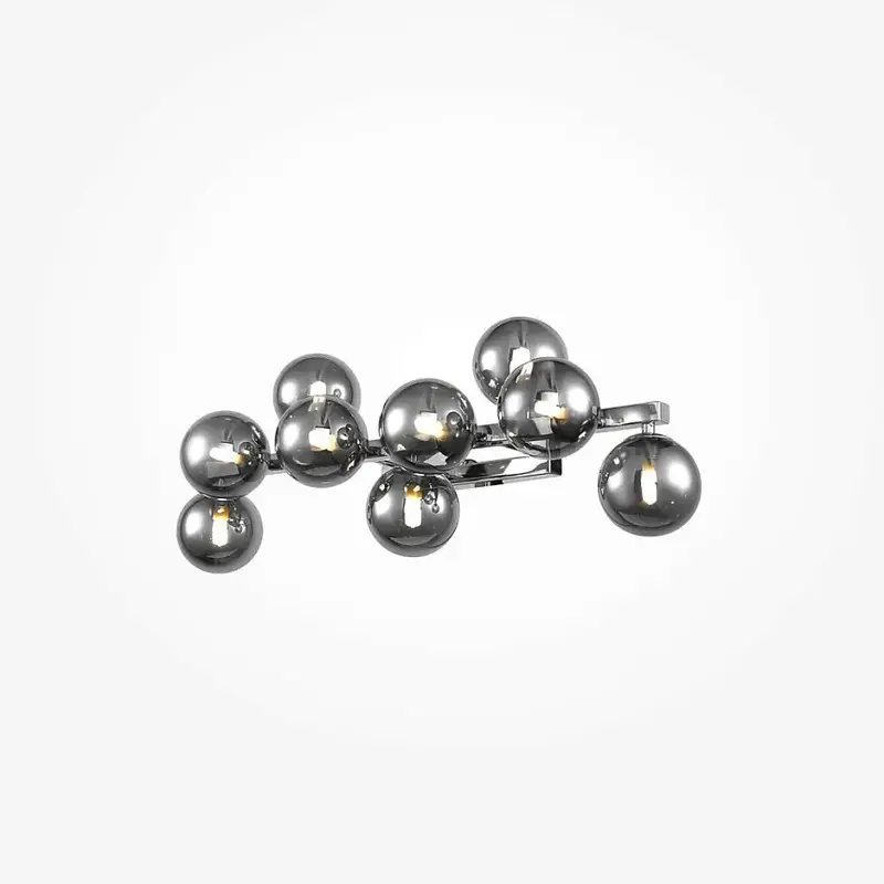 Wandleuchte – Chrom Metall, 9 Gläser, G9 Fassungen - Dallas | Maytoni