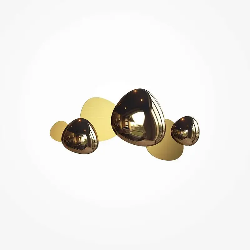 Wandleuchte – Gold Edelstahl, IP20 Schutz, Warmweiß, 37,1 cm Höhe - Jack-stone | Maytoni