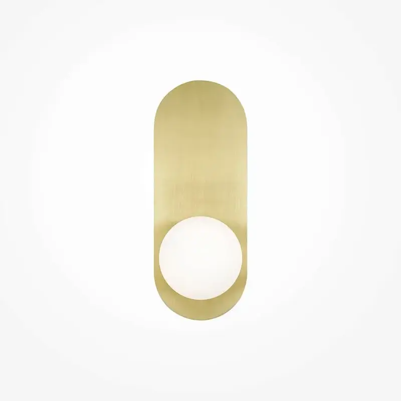 Wandleuchte – Gold Metall, Glas Kugel, G9 Lichtquelle - Bao | Maytoni