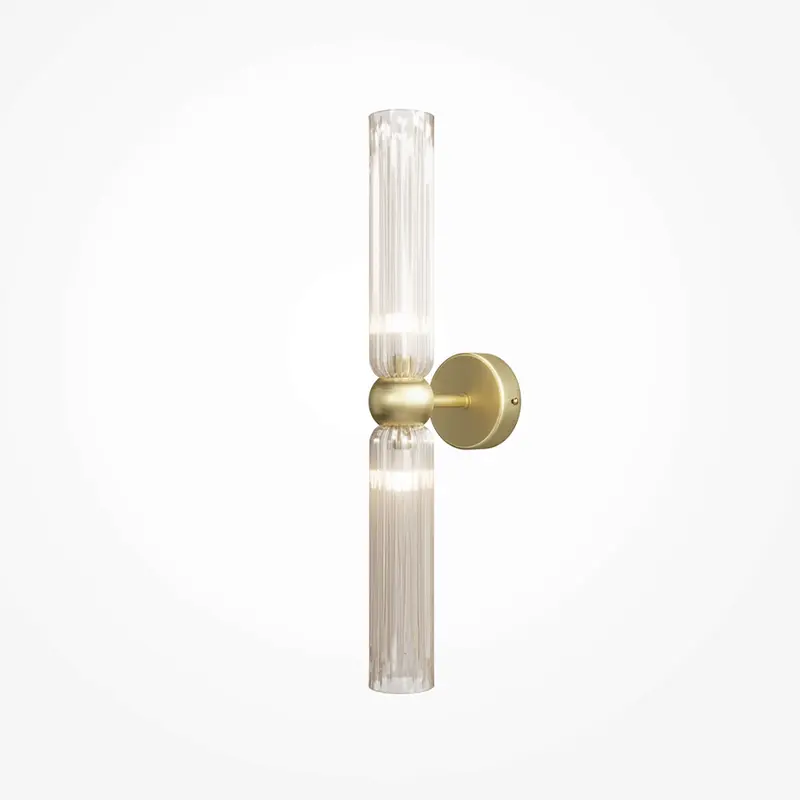 Wandleuchte – Gold Optik, Kognak Glas, 28 Watt - Antic | Maytoni