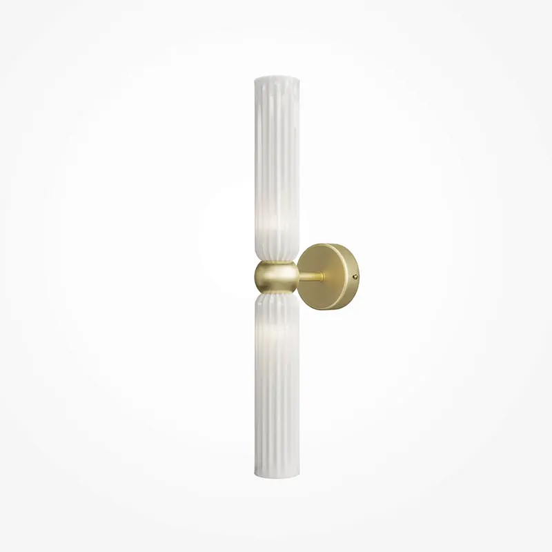 Wandleuchte – Gold Optik, Weißes Glas, 28 Watt - Antic | Maytoni