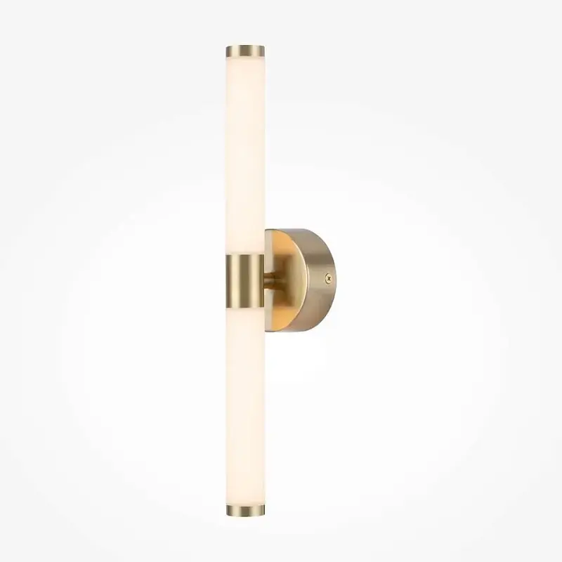 Wandleuchte – Gold Ton, Aluminium Körper, Zylindrische Form - Axis | Maytoni