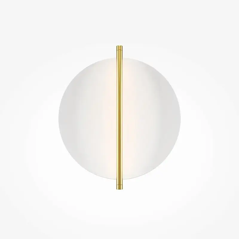 Wandleuchte – Goldfarbenes Aluminium, 14 W Leistung, Warmweiß, 30 cm Höhe - Mira | Maytoni