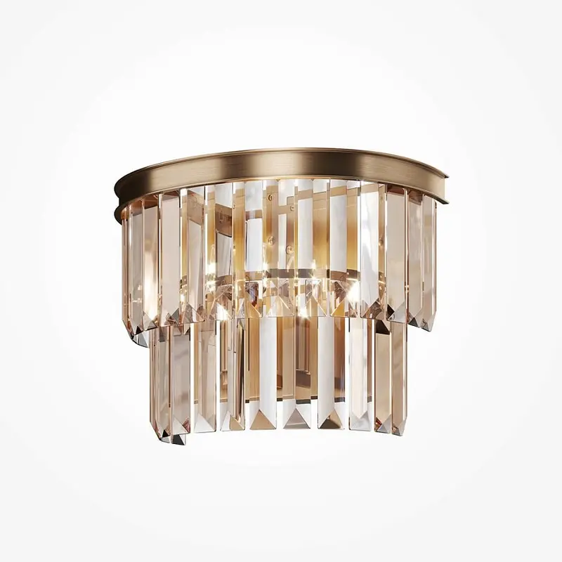 Wandleuchte – Goldfarbenes Metall, 1× E14 Fassung, 40 W Leistung, 24,5 cm Höhe - Revero | Maytoni