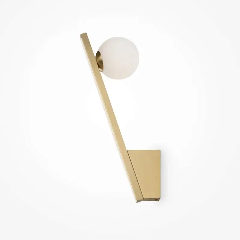 Wandleuchte – Goldfarbenes Metall, G9 Fassung, IP20 Schutz, 35 cm Höhe - Kazimir | Maytoni