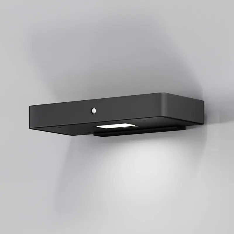 Wandleuchte – Graphitfarbenes Aluminium, 2 W Leistung, Warmweiß, 3,2 cm Höhe - Pir | Maytoni