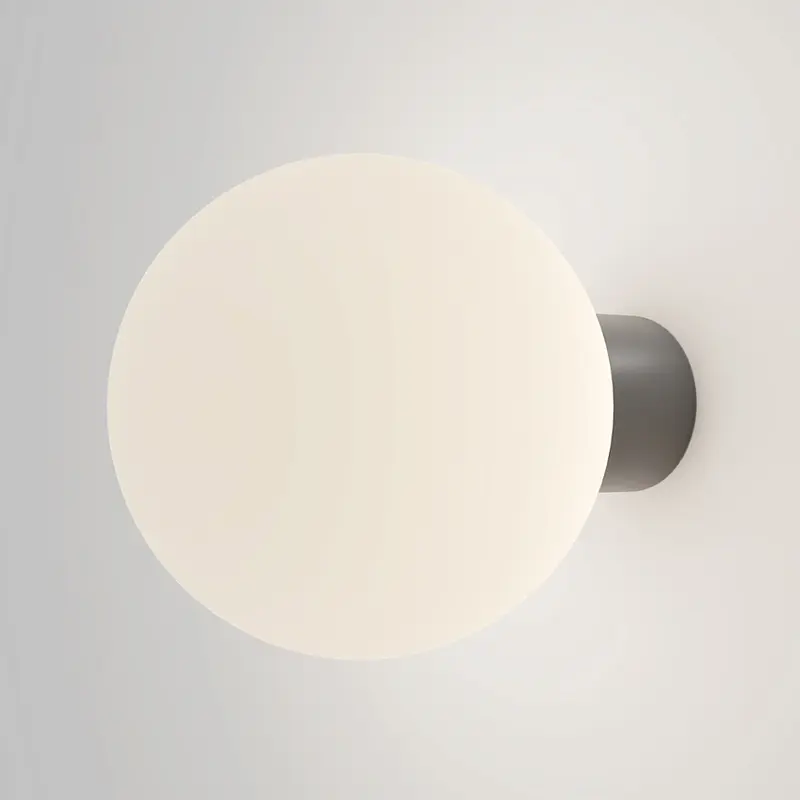 Wandleuchte – Graues Aluminium, IP54 Schutz, 20 cm Ø - Bold | Maytoni