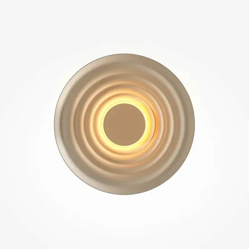 Wandleuchte – Graues Aluminium, Warmweißes Licht, 6 W Leistung, Ø40 cm - Nami | Maytoni