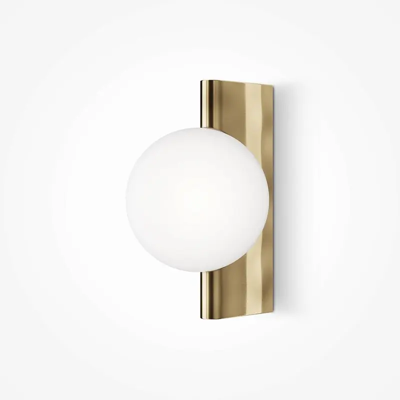 Wandleuchte – Messing Finish, Metall Gestell, Glaskugel Design - Avant-garde | Maytoni