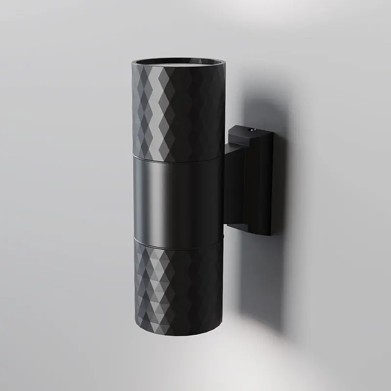 Wandleuchte – Schwarzes Aluminium, Wetterfeste Ausführung, IP54 Schutz, 19 cm Höhe - Bowery | Maytoni